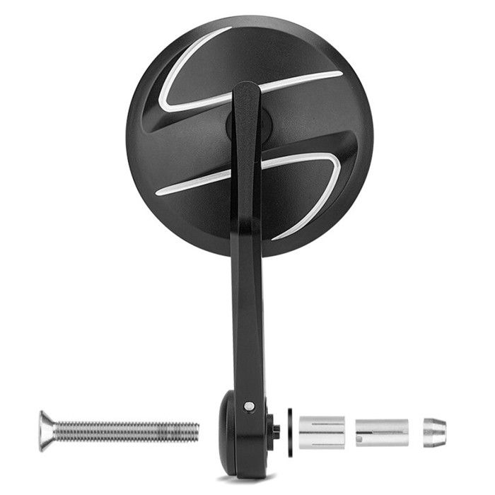 Rétroviseur Embout de guidon avec ECE Retroviseur moto paire Zaddox SP7