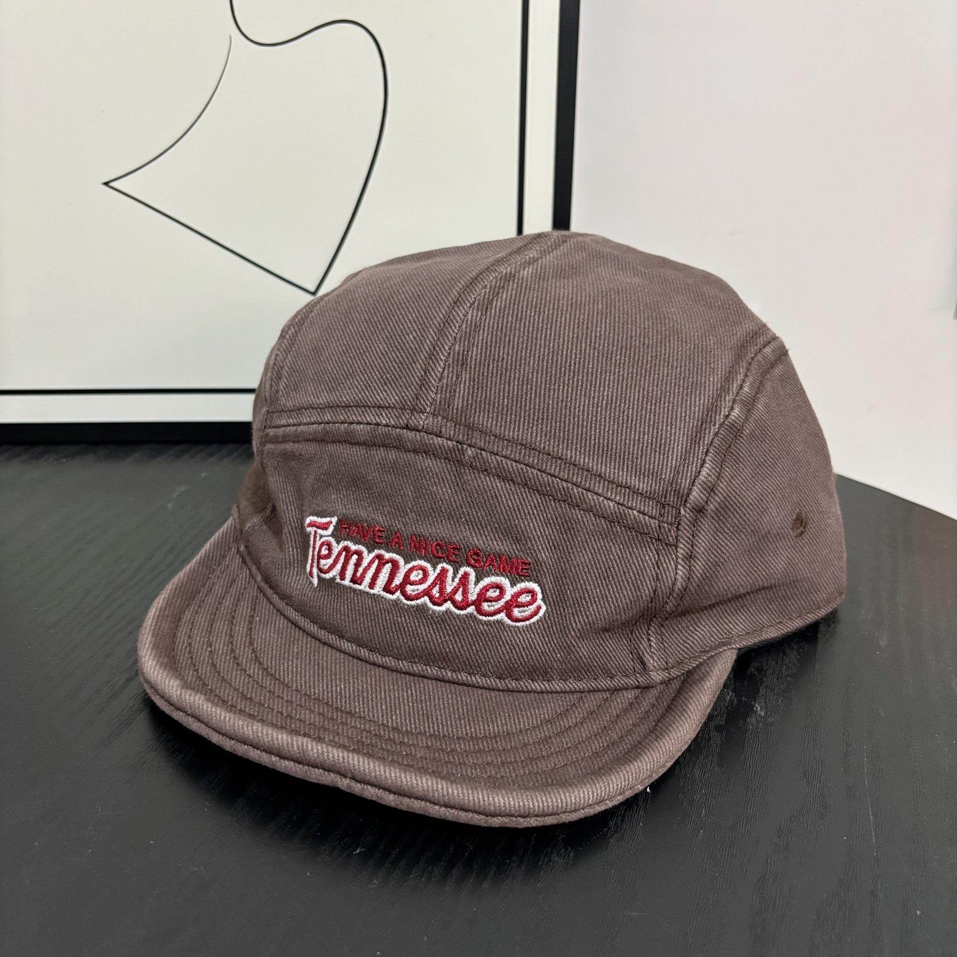 

Outdoor trendy brand Ami Kaji American retro short-brimmed peaked cap washed soft top baseball cap children spring and summer tooling hat men M（56-58cm）