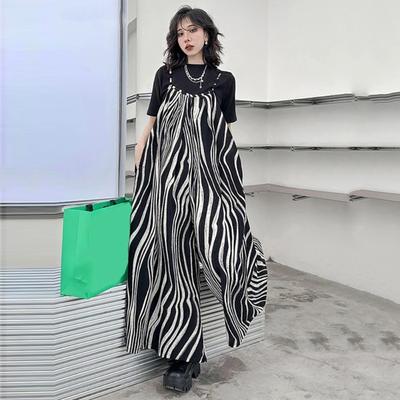 Loose Striped Pocket Jumpsuits GYX1654