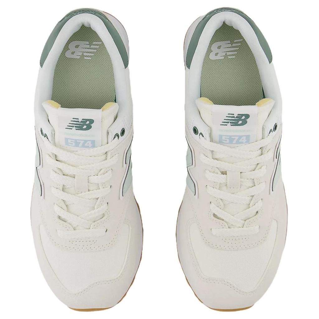 New Balance NB 574 Abrasion Resistant Abrasion Resistant Low top Rubber Casual Running Shoes Women's Beige WL574CGR