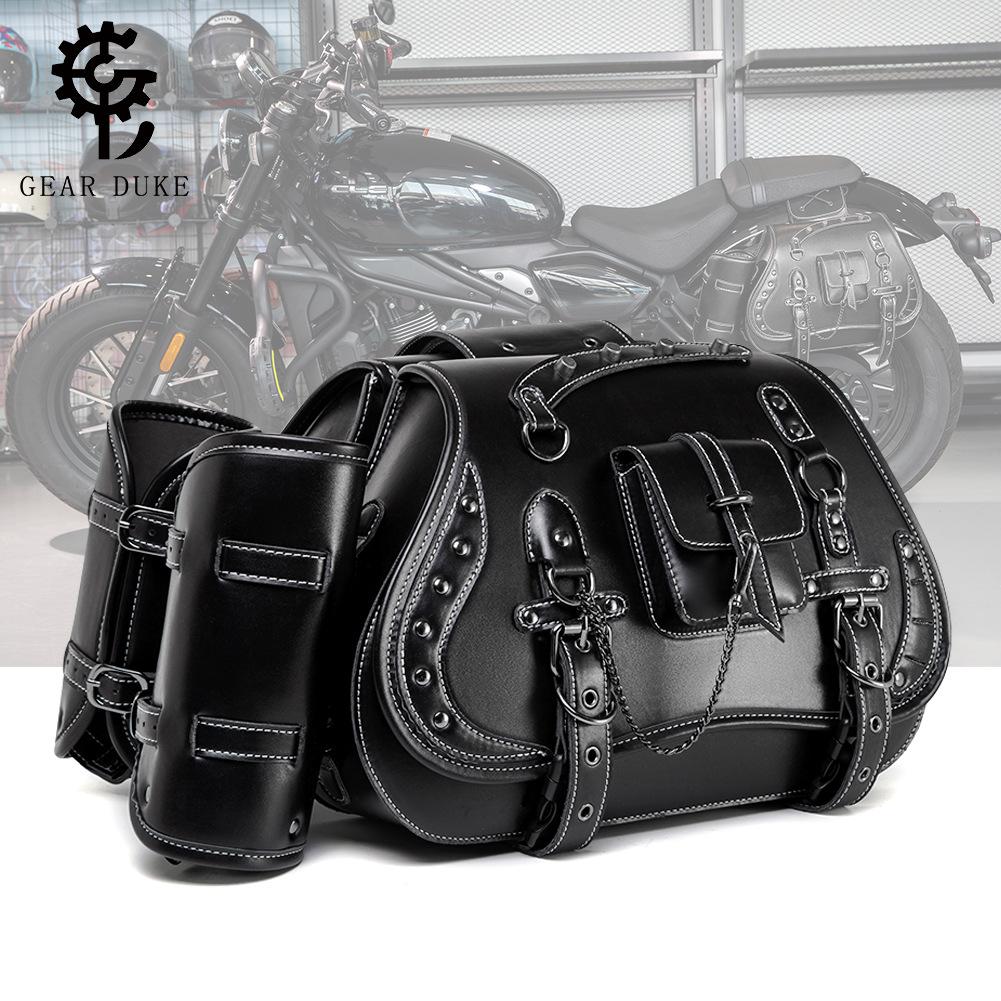 Punk Harley Cruise Prinz Modifizierte Seitentasche Lokomotive Werkzeuge Seitentasche Satteltasche Seitentasche