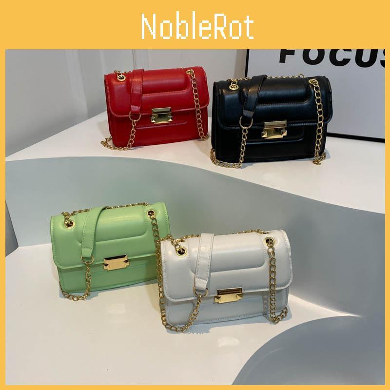 Fashionable Pu Leather Chain Crossbody Bag For Women Stylish Versatile Small Handbag