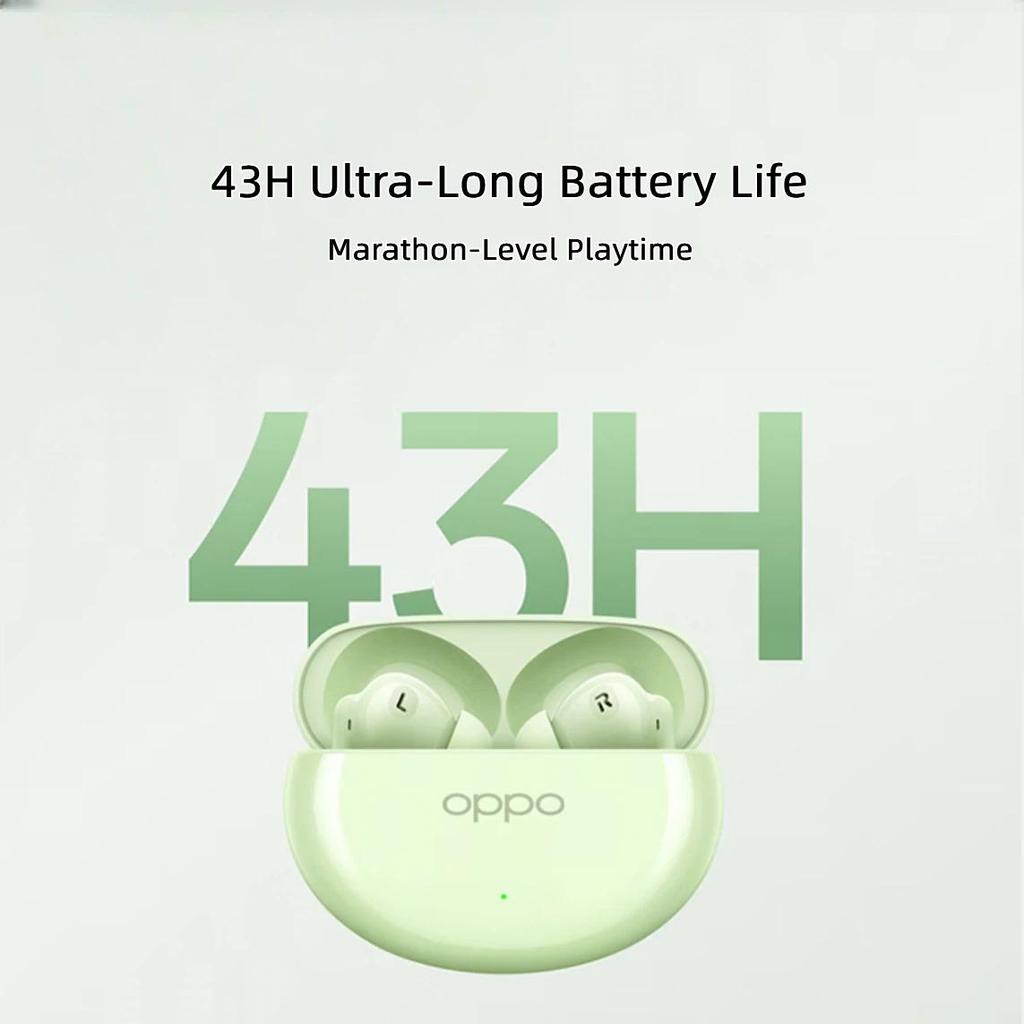 OPPO Wireless Bluetooth Earphones, In-Ear, Music Running Gaming Headphones, Green