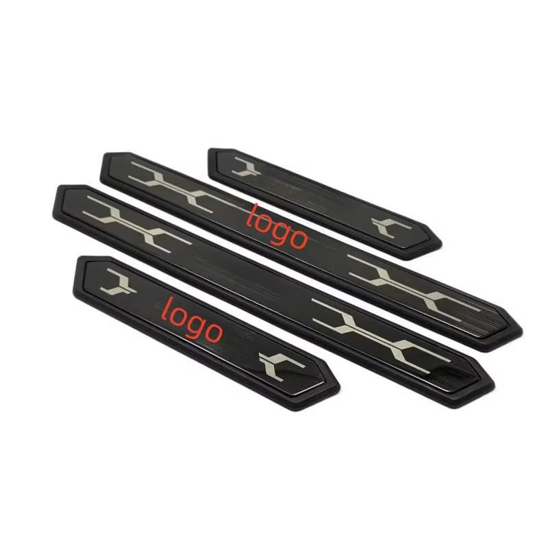 For Toyota RAV4 XA50      2024 2025 Door Sill Protector Pedal Scuff Plate Cover Trim Car Styling Accessories