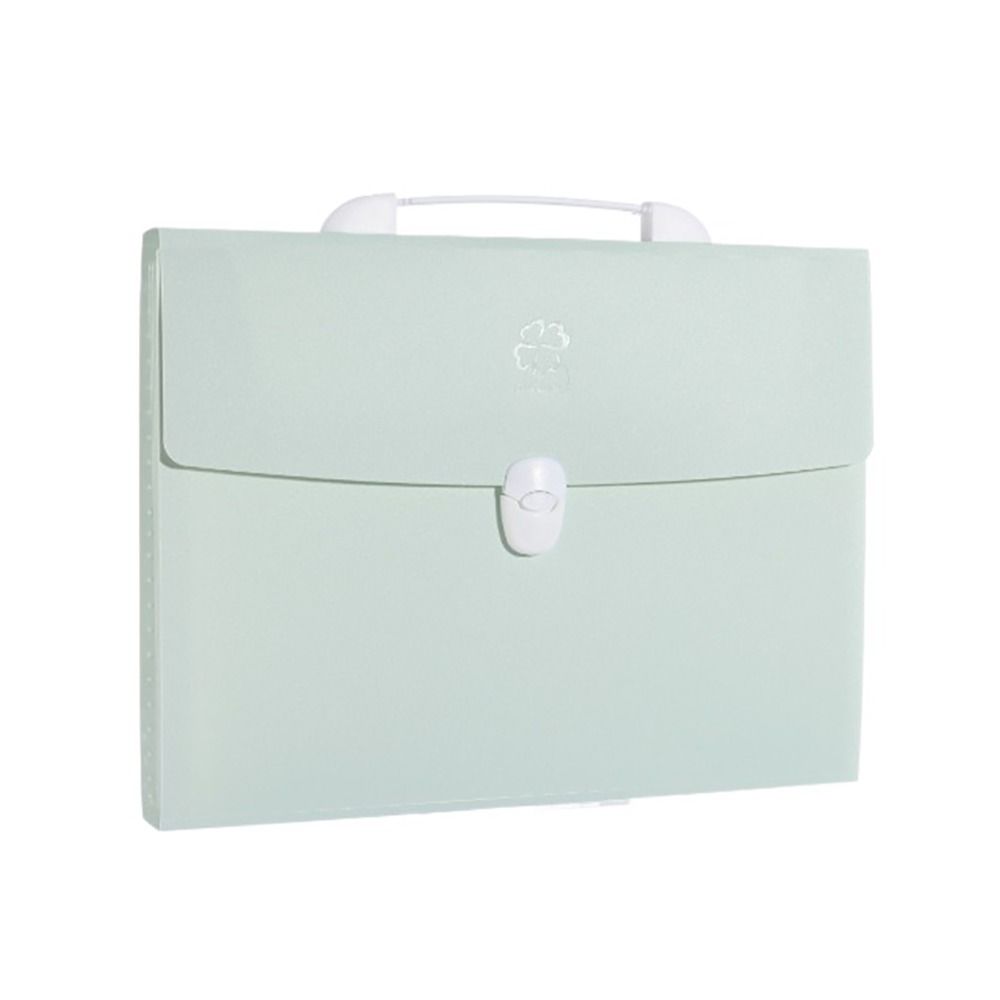A4 Size Organ Bag Holder Plastic Document Storage New File Folder зелёный