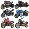 2024 Modern High Tech Technic Moto Suzuki GSX250r Rush1000 Motorcycles Dirt Bike Model Building Blocks Sets Brick Kids Toys Gift