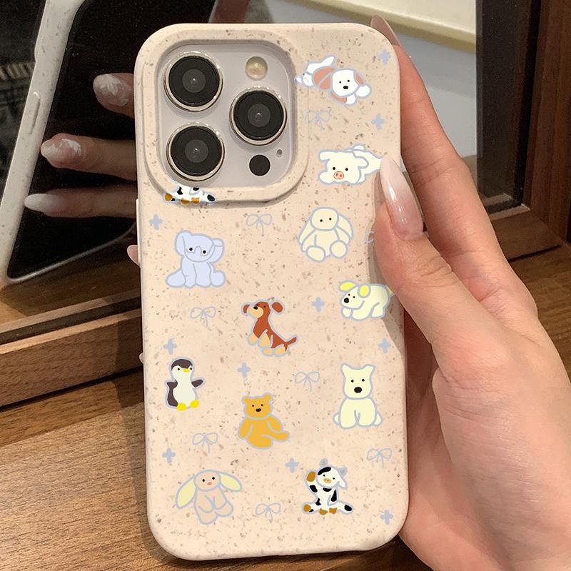 Niedliche Frosch Handyhülle Für iPhone 11 Hülle Funda iPhone 12 13 14 15 16 Pro Max 7 8 Plus XR XS X SE Cartoon Tiere Weiche Hülle