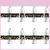 Halloween Party Water Bottle Labels With Black Gold Theme For Birthdays And Venue Decoration
