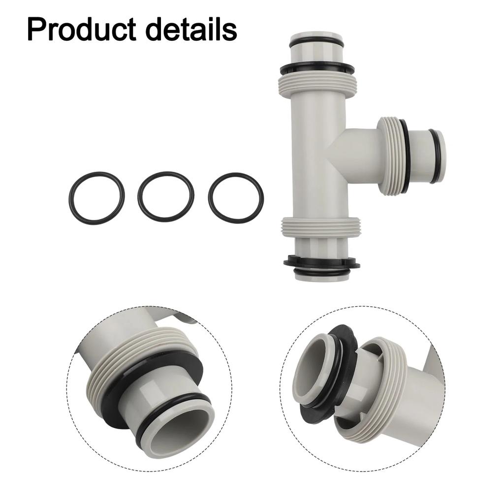 Replacement For Intex Split Hose Plunger Valve Pool Part 1.5in Tee T-Joint Pool Equipment For Home Garden Accessory Wholesale