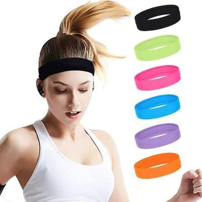 Erkekler ve Kadınlar için Spor Kafa Bandı Kafa Ter Bandı Yoga Koşu Bisiklet Hairband kaymaz Elastik Ter Bandı