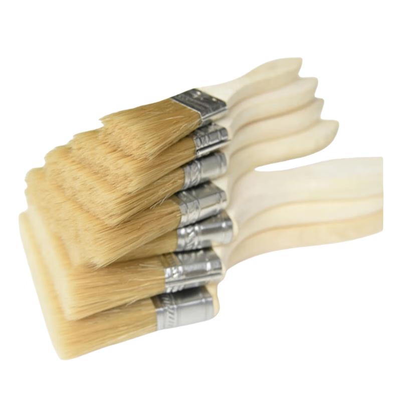 Lixian 5-inch Wooden Handle Wool Paint Brush