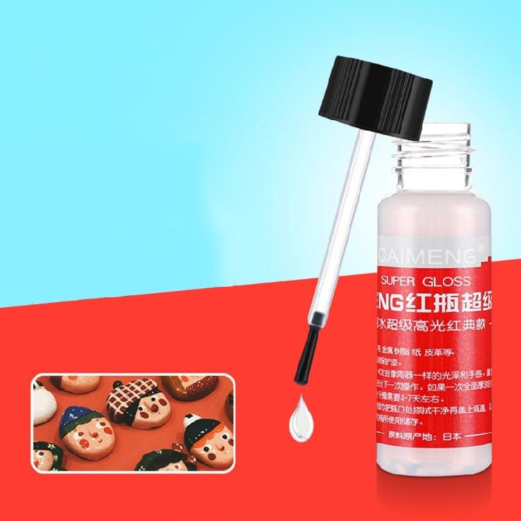 High Gloss Finish Coating for Stone Clay Ceramic Plastic Wood Metal Resin Crafts