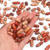 100pcs Natural Barrel Shape Wooden Beads Mixed Color Oval Loose Wood Beads For Jewelry Making DIY Bracelets Necklace Accessories