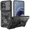 Armored Case for Motorola Moto G86 5G, CamShield Slide, Black