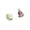 Silent Cartoon Wall Clock Acrylic Ornament Freestanding Decorative Table Decor for Kitchen Office