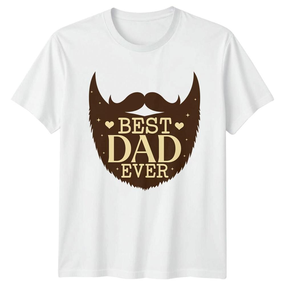 Best Dad Ever Beard TShirt Funny Fathers Day Gift For Unisex S