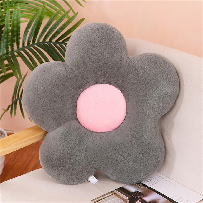 Aesthetic Daisy Flower Shaped Throw Pillow Cute Soft Floral Floor Seating Cushion for Sofa Bed Chair