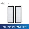 Compatible Sweeping Robot Accessories for Stone P10s: Dust Bag, Filter, Mop Cloth, Roller Brush