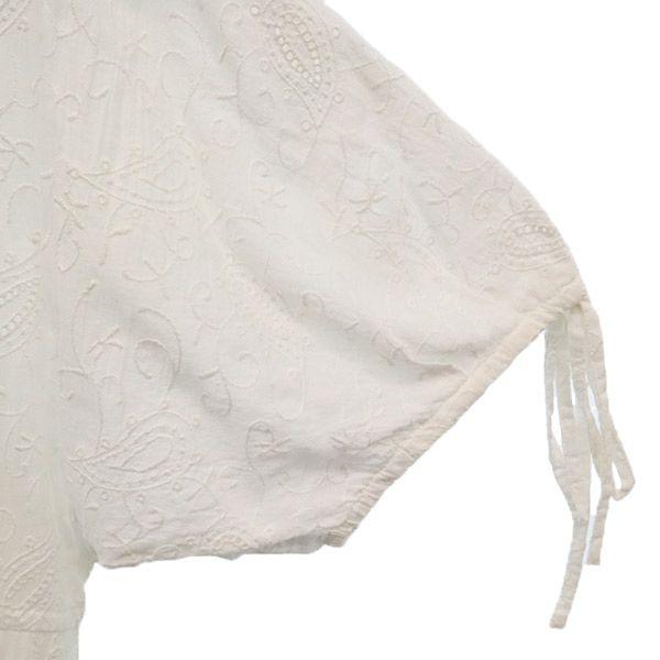 SNIDEL 20ss SWFO202033 embroidery Short sleeve Punching Lace Stack one piece Women Used