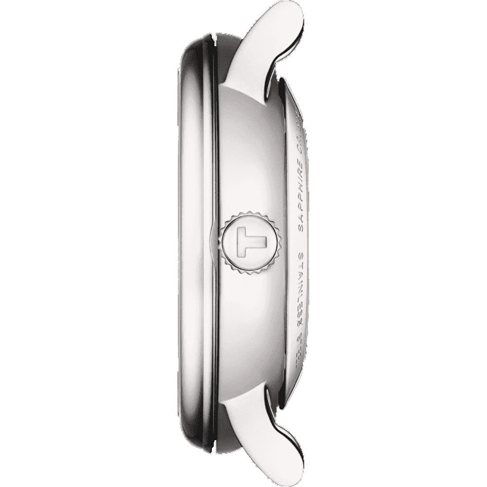 TISSOT Carson Premium Automatic Ladies' Watch with Bracelet [Official Import] T1222071103300, Silver Dial