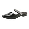 New Sandals Flat Bottom Summer Versatile Outer Beach Slippers Fashionable One-word Drag Women's Models