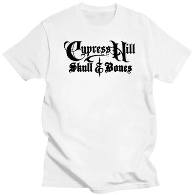 Ciężka gorąca wyprzedaż męska nowa odzież letnia Cypress Hill Rap Hip Hop Muzyka Logo Męska Czarno-biała bluza koszulka