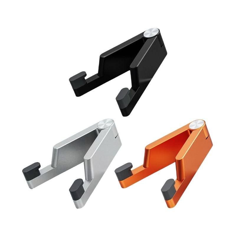 Foldable Desktop Phone Holder Aluminum Construction Small Size Pocket Phone Stand For Smartphones And Tablets