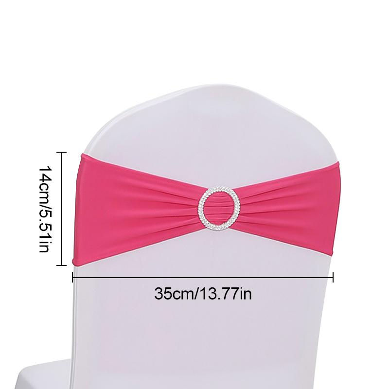3pcs Chair Cover Chair Cover Bowknot Removable Stretch Elastic Decorative Accessories
