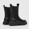 Mode Dicke Sohle High Top Herrenschuhe Leder Mode Stiefeletten Klassische Chelsea Boots Lässige Business Laufschuhe Mann Reise Botas