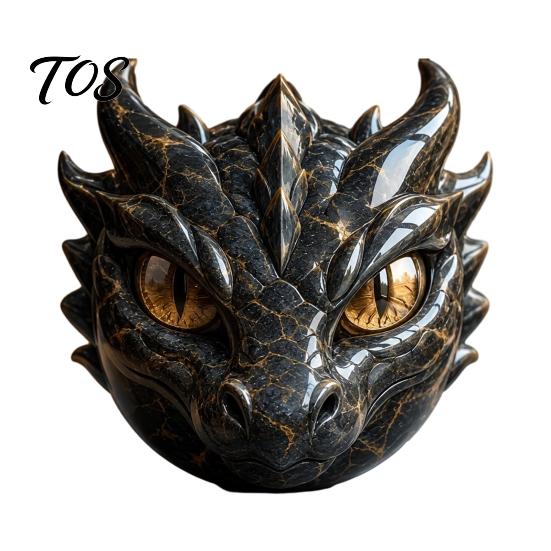Meaningful Birthday Gifts for Collectors Resin Animal Head Sculpture, Guardian Dragon/Lion/Owl/Wolf Statues, Gothic Interior Decorations Figurine