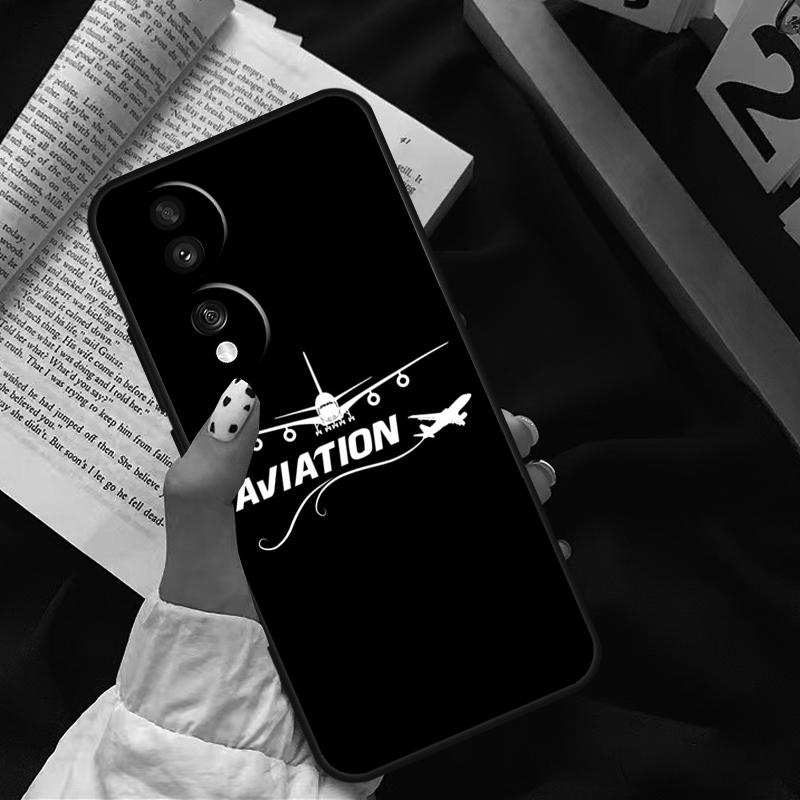aircraft Airplane fly travel For Honor Magic 8 6 7 Pro Case For Honor X9d X9c X9b X9a X8c X8b 200 400 50 70 90 Lite Win RT