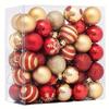 Shatterproof Xmas Balls, 50pcs. Perfect for Christmas, Halloween & Wedding Decor.