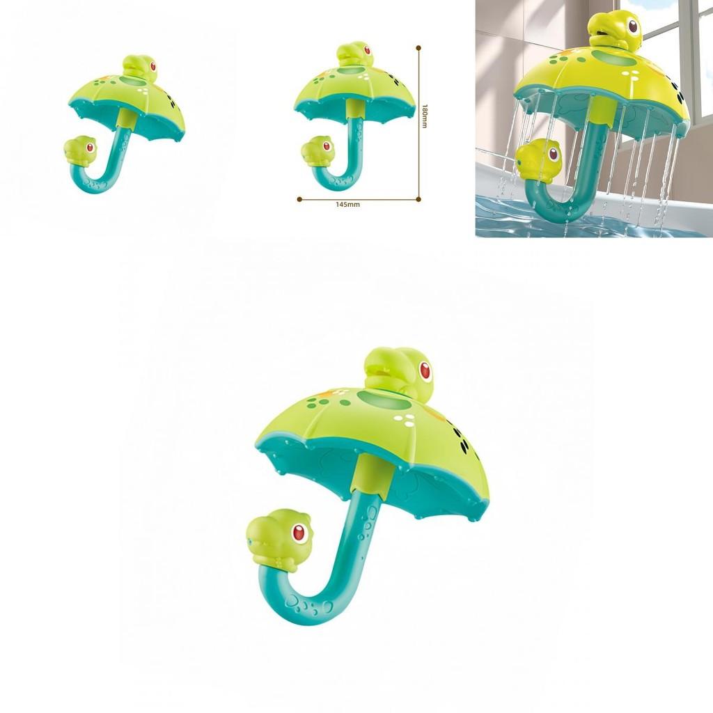 Dinosaur Shower Head Bath Toy With Rotating Water Spray For Kids Playtime