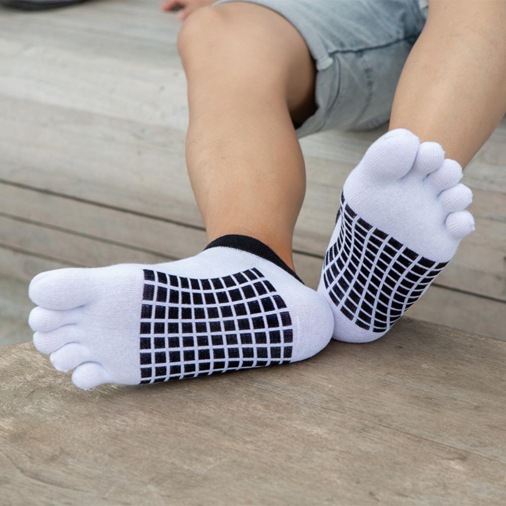 

Simplicity Sport Anti-Friction Shape Up Thin Five Finger Socks Short Tube Socks Cotton Men s Socks