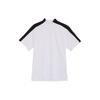 Color Block Letter Design Casual Short Sleeve T-Shirt Men Tops White 627606-04