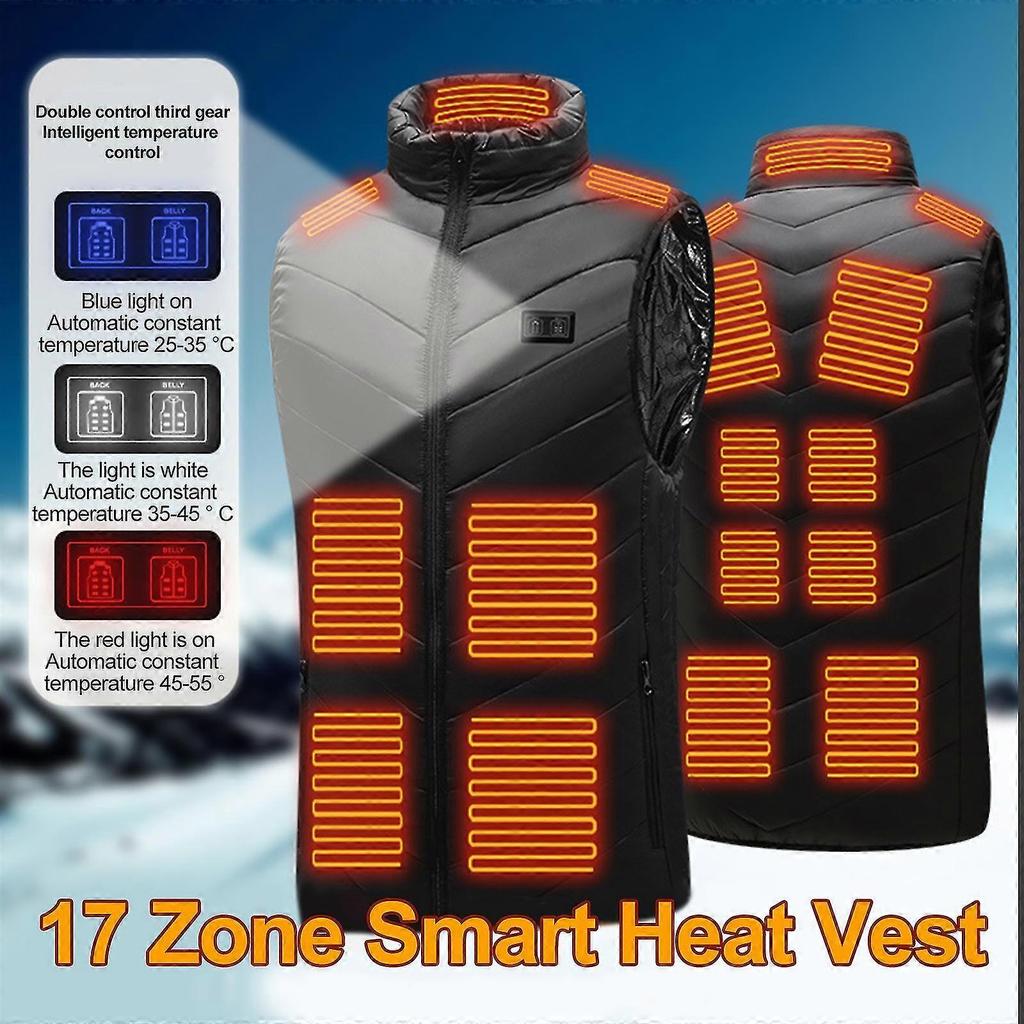Winter Heated Vest Winter Jacket Usb Electric Heating Vest Heated Winter Vest For Outdoor Skiing