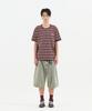 Nontai Multi Stripe Ringer Tee (Wine)