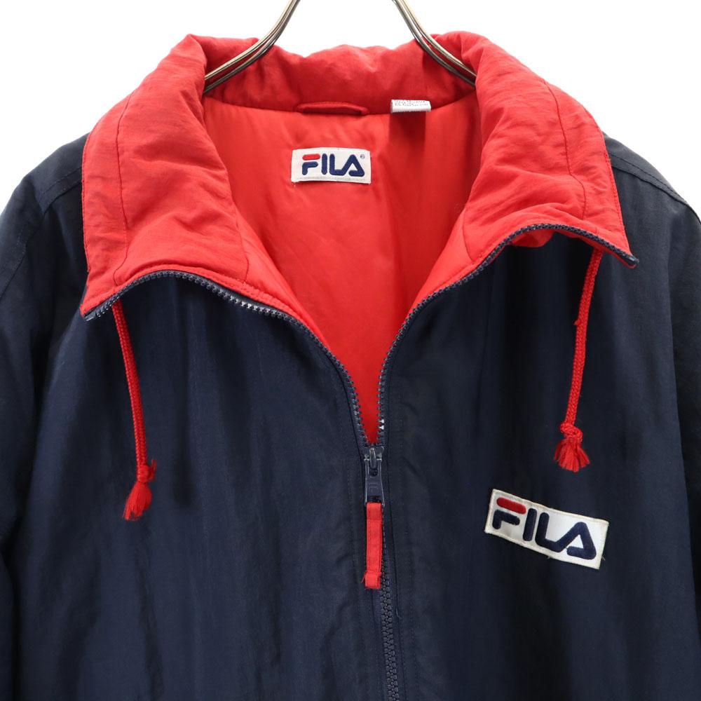 Fila 90s Old Batting Jacket L Navy Men's Used