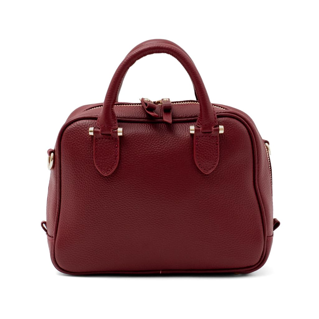 

Vita Felice genuine leather square mini bag for women [VITAFELICE] 2-way sib-20023n (Bordeaux)