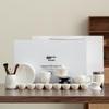Xunyi Chinese White Porcelain Kung Fu Tea Set