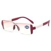 Unisex Fashion Bifocal Reading Glasses Trendy Rimless HD Far Sight Eyeglasses Men Women Ultralight Near Far Eyewear +1.0+1.5+4.0