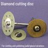 Mini Diamond Cutting Disc for Jade, Glass, Stone – Fits Electric Grinders