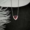 Tk Couple Love Necklace, Personalized Versatile Men'S And Women'S Models, One Arrow Through The Heart, Collarbone Chain Accessories