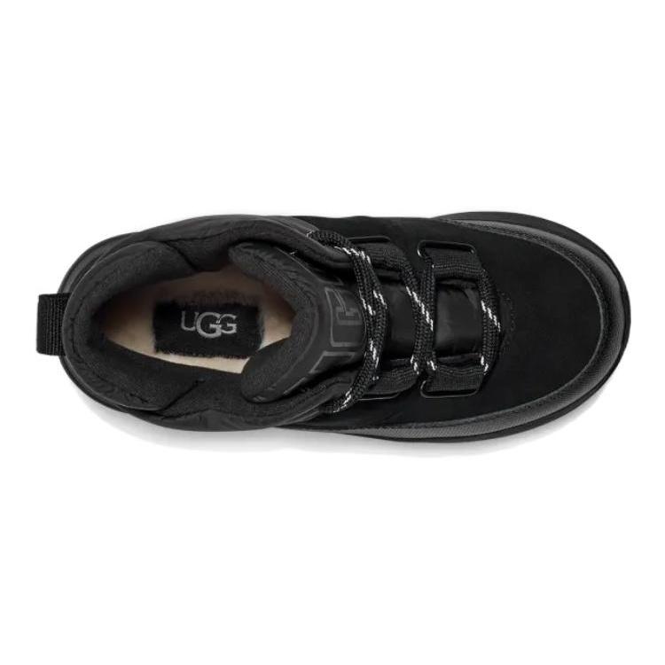 (GS) UGG Yose Puffer Lace Boot 'Black' Kids' 1143780K-BLK