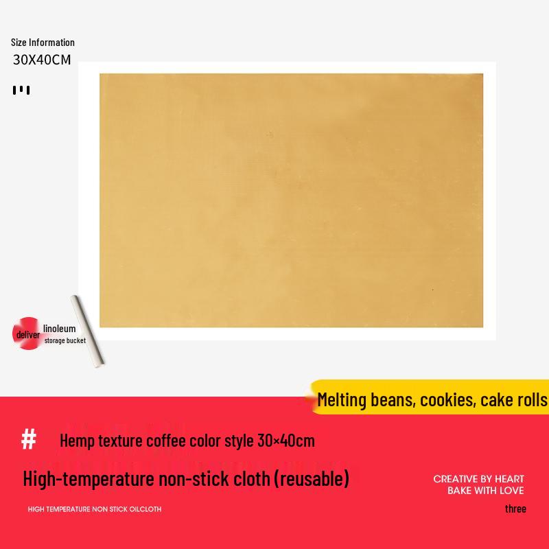 Non-Stick, Reusable, High-Temperature Baking Paper for Cakes, Household & Commercial Use