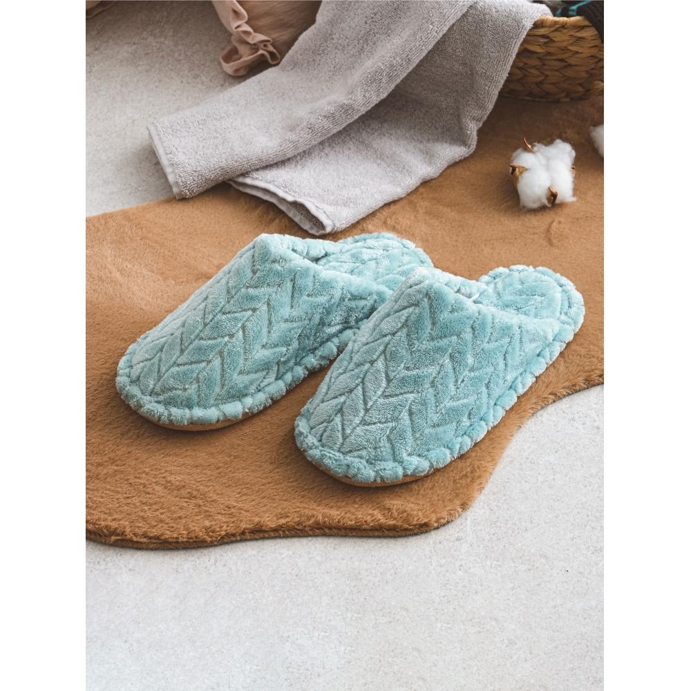 Daiso Rain Gold Pattern Clogged Living Room Shoes 240 260 Mm Mint