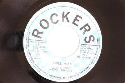 7inch Record RICKY GRANT / ROCKERS ALL STARS - World War Iii / Babylon Fall Dub NONE ROCKERS Jamaica Reggae, Ska & Dub Used