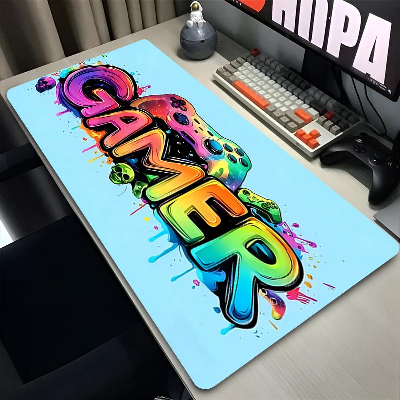 Colorful Mouse Pad Office Computer Gamer Desk Mat Large Game Controller Keyboard Pad Foldable Portable Anti Skid Gaming MousePad