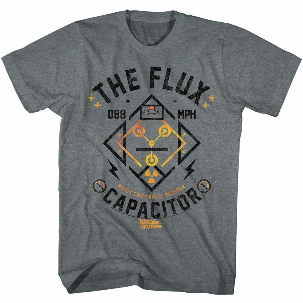 

Back to the Future The Flux Capacitor Graphite Adult T-Shirt Mens Womens Tees Top 2XL