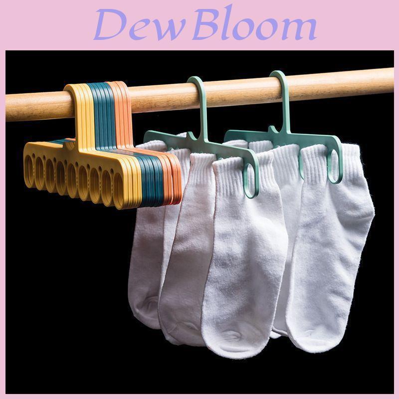Tenpiece Plastic Tie Hanger Set With Adjustable Cross Design For Closet Use